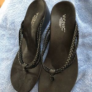 Vionic wedged sandals